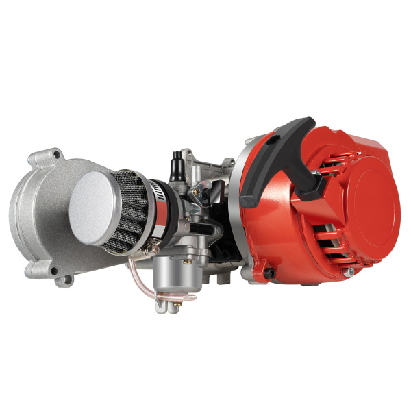 2 Takt 49cc Pocket-Bike Motor + Luftfilter mit 49ccm Dirtbike Cross ATV Roller