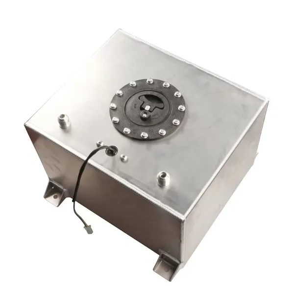 20L Universal Aluminum Treibstofftank Kraftstofftank mit Ölstandsensor 0-90 Ohm