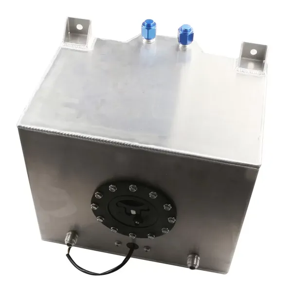20L Universal Aluminum Treibstofftank Kraftstofftank mit Ölstandsensor 0-90 Ohm