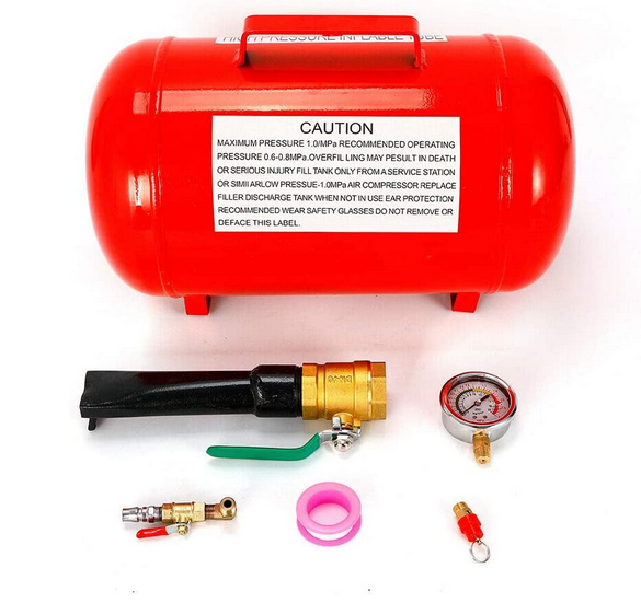 20/40L Reifenfüller Kit Booster Airbooster Luftkanone Befüllhilfe Luftkanone Reifenbooster