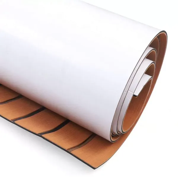 CNCEST 2400 * 900 * 6mm Eva Schaum Bodenbelag Fußboden Selbstklebend Mat Yacht Boot Decking
