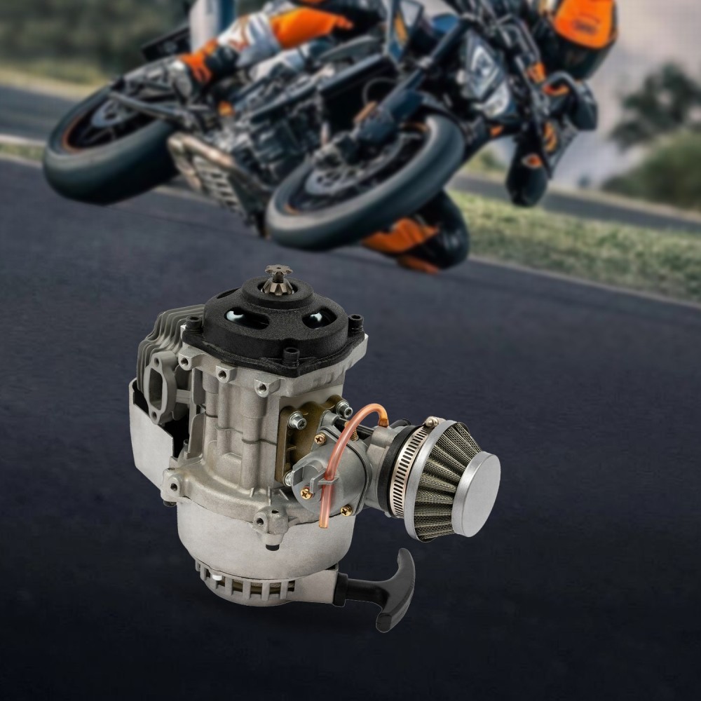 Mini Motor 2-Takt 47/49CC Dirt Bike Cross Pocketbike ATV Quad Getriebe Vergaser