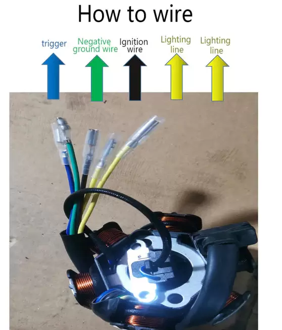 125CC 4-Takt Motor Getriebemotor Manuelle Luftgekühlt Motor