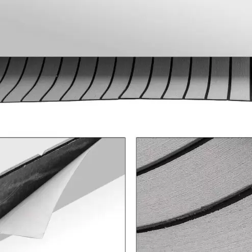 CNCEST 240cm x90cm x 0,6cm Self-Adhesive Eva-Bodenbelag aus Teakholz Selbstklebend