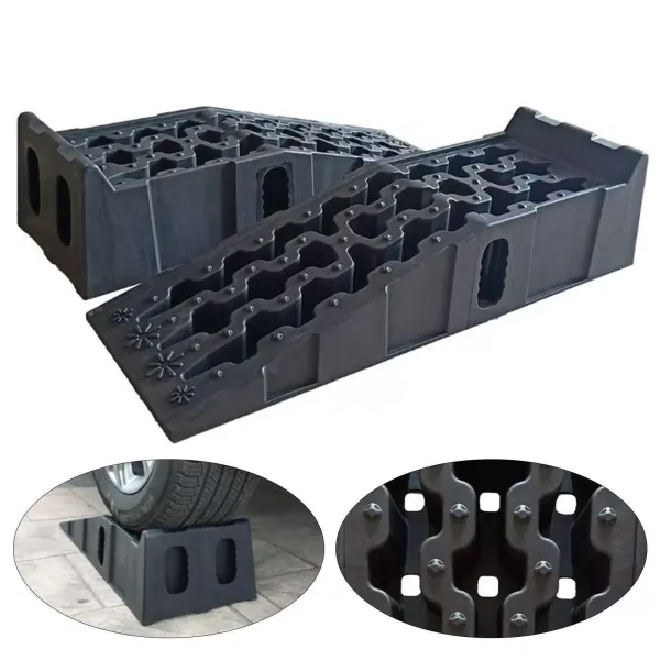 1 Paar PKW Auffahrrampe 7.25t/ 16000lbs Schwerlast Autorampe Nesting-Design