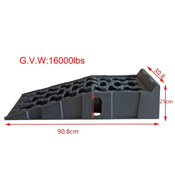 1 Paar PKW Auffahrrampe 7.25t/ 16000lbs Schwerlast Autorampe Nesting-Design