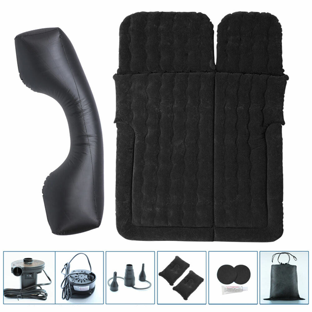 CNCEST Auto Luftmatratze PVC Aufblasbare Matratze mit Luftpumpe  Luftmatratzen Reise Camping Luftbett für Auto SUV
