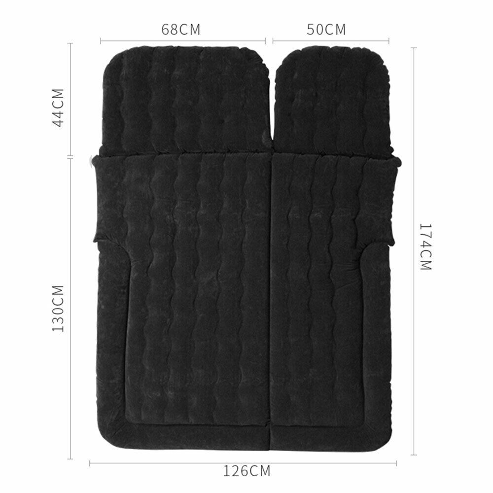CNCEST Auto Luftmatratze PVC Aufblasbare Matratze mit Luftpumpe  Luftmatratzen Reise Camping Luftbett für Auto SUV