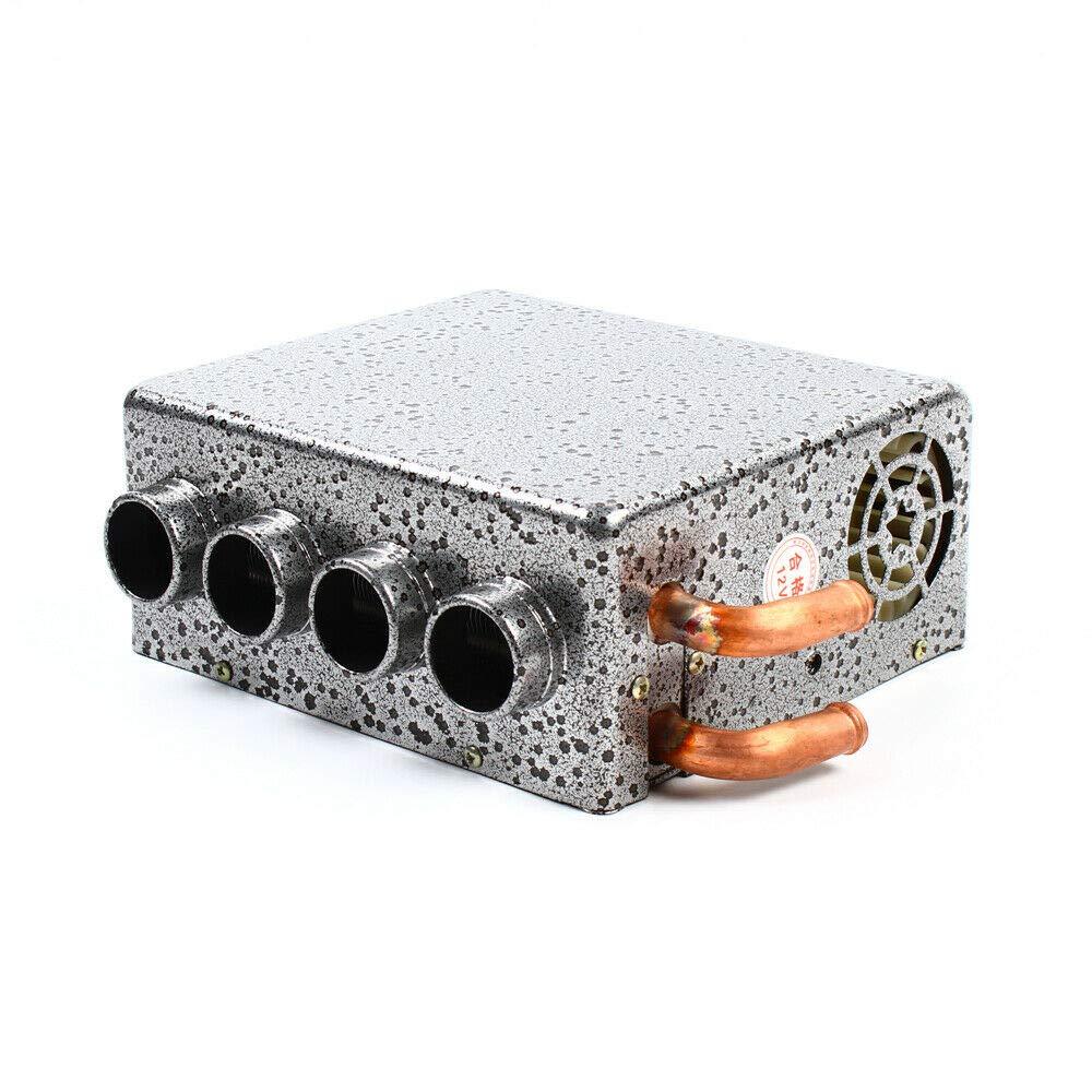 Armaturenbrettheizung Universal Vehicle Underdash Heater Mit Schalter 4 Ports+Copper Tube und Speed Switch