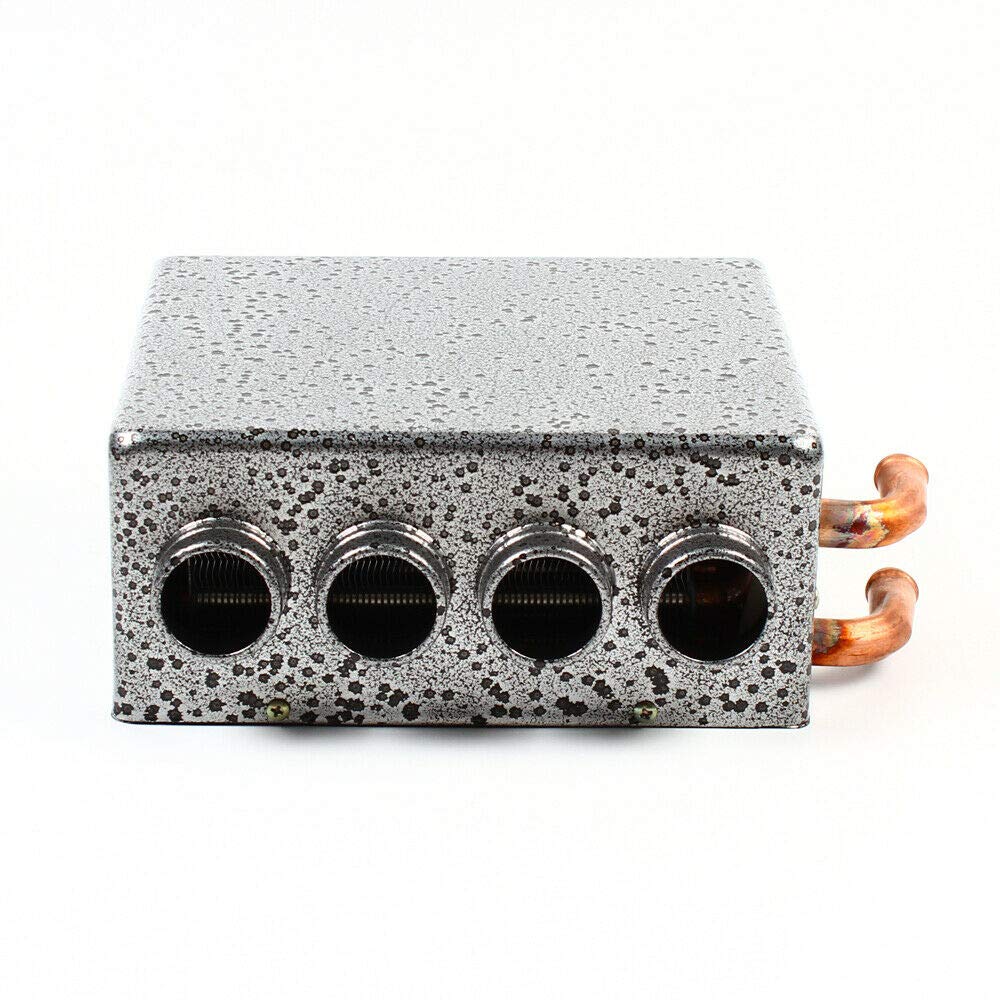 Armaturenbrettheizung Universal Vehicle Underdash Heater Mit Schalter 4 Ports+Copper Tube und Speed Switch