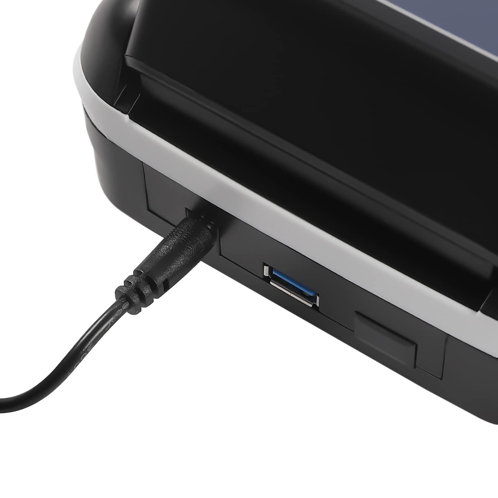 Geldscheinprüfer und Geldzählmaschine, Falschgeld Prüfgerät mit Wiederaufladbarer 500mAH Lithium-Akku, Währungszähler für Euro, Dollar
