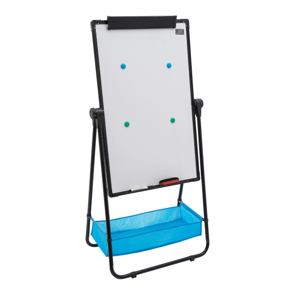 Dry Erase Board mit Ständer, tragbare Whiteboards zum Schreiben, höhenverstellbar und 360° drehbarer U-Ständer Magnetisches Whiteboard
