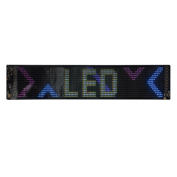 59,5 cm x 12 cm flexibler LED-Bildschirm, LED-Anzeigetafel, flexibles LED-Schild für Auto, Geschäft, Bar, Werbung