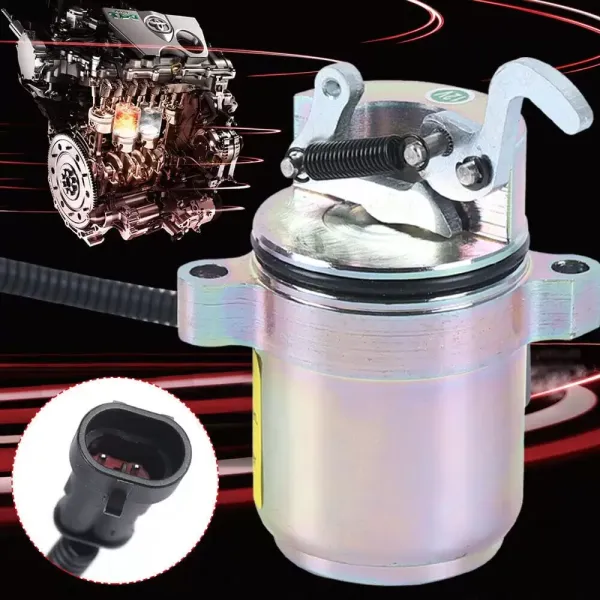 Magnetventil, 12V Profi Stopmagnet Absteller Abstellmotor Solenoid Abstellmagnet für F2L2011