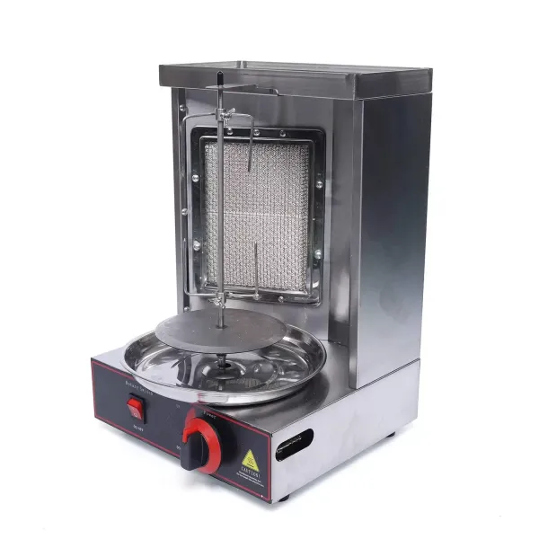110V Dönergrill Vertikal Elektrisch-Multigrill aus Edelstahl 110V Dönergrill Vertikal Elektrisch-Multigrill aus Edelstahl