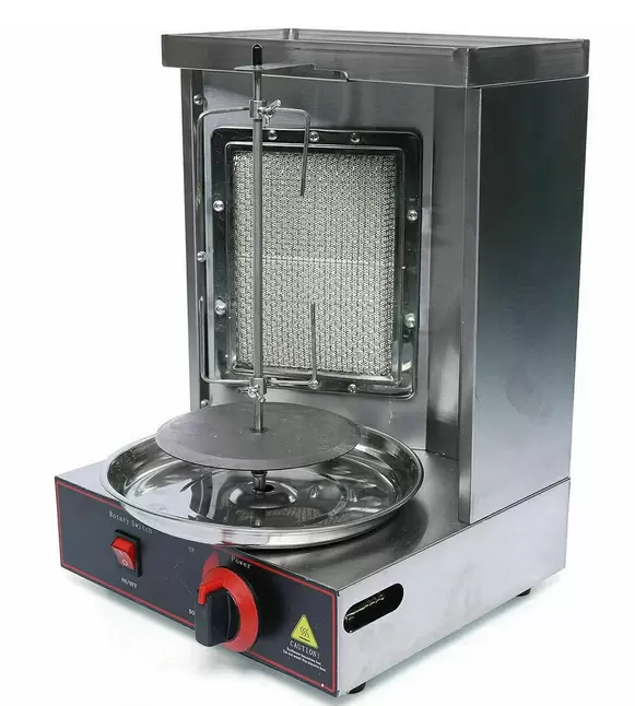 110V Dönergrill Vertikal Elektrisch-Multigrill aus Edelstahl
