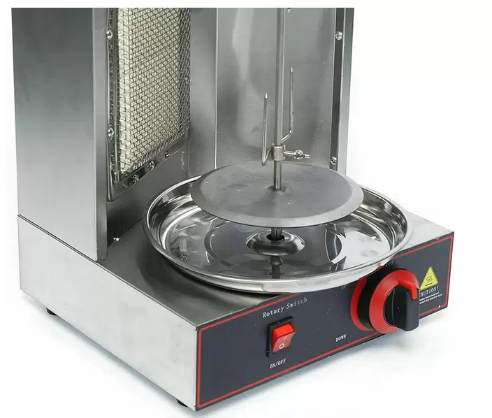 110V Dönergrill Vertikal Elektrisch-Multigrill aus Edelstahl