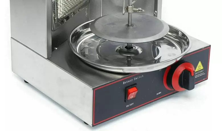 110V Dönergrill Vertikal Elektrisch-Multigrill aus Edelstahl