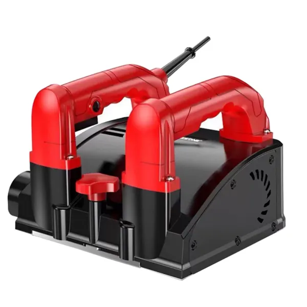 1200W Schwarz+Rot Betonschleifer Betonfräse 1-4 MM, Sanierungsfräse Putzfräse 3000r/Min