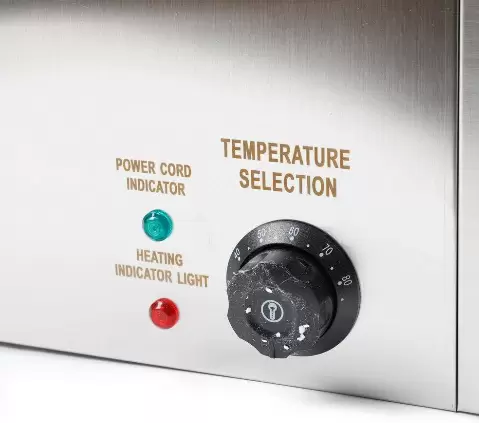 1/3 * 3 Satz elektrischer Lebensmittelwärmer 7L Edelstahl Warm-Wasserbad