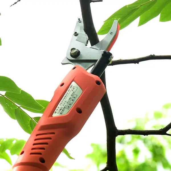 Elektrische Gartenschere, Professionelle Astschere mit Akku und Teleskopstiel 220V Astschneider Rebschere