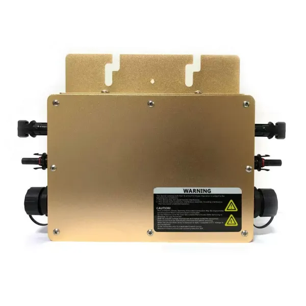 WVC-600W MPPT Solar Wechselrichter, Mikro Wechselrichter - Micro Inverter Grid Tie(Gold)