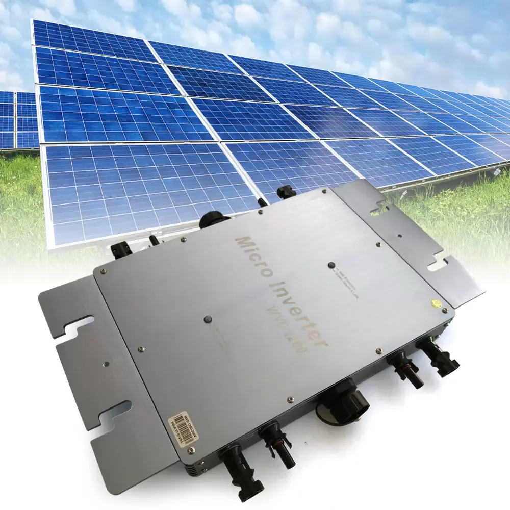 Mophorn 1200W MPPT Micro Wechselrichter 220V – Solar Grid Tie Inverter, DC Zu AC, 2-Kanal, 99,9% Effizienz, IP65, Für PV-Anlagen Bis 1200W
