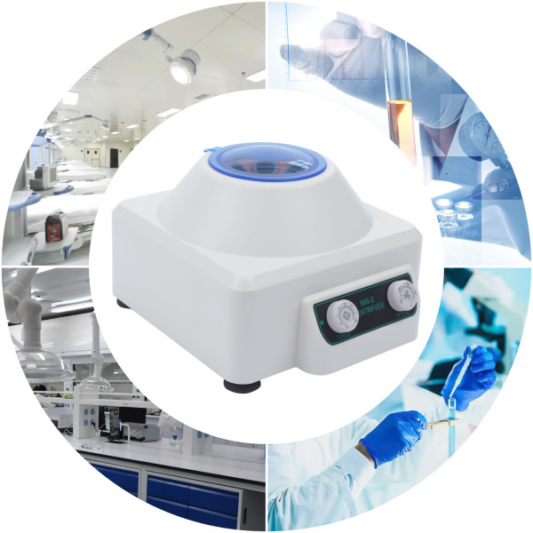 Elektrische Zentrifugenmaschine 6x20ml 900-2 Tragbare Labor-Tischzentrifugen für die medizinische Praxis 110V 4000 U/min Stabile PRP-Zentrifuge mit Timer