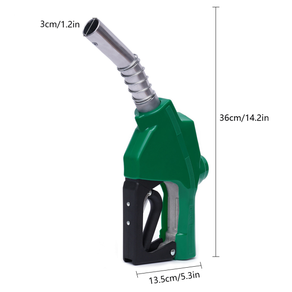 CNCEST Automatische Ölpistole – Diesel-Ölpistole mit Automatischer Abschaltung | Nachfüllen für Benzin-Dieselkraftstoff (Grün)