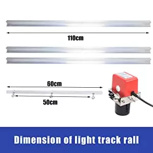 Pflanzenlampe LED - Gartenwachstums Wachstumslicht Mover Kit LED Grow Lampe  (3.3M (10.8 ft))