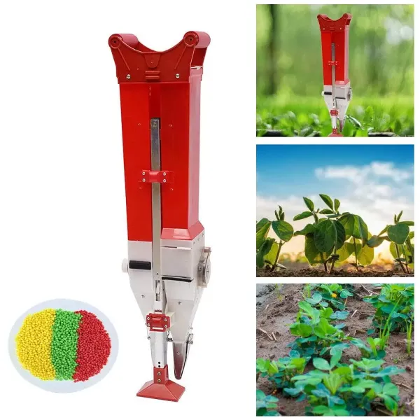 Manuell Pflanzmaschine Garten Pflanzrohr Gärtner Gartenwerkzeug Handgemacht (Doppelrohr)