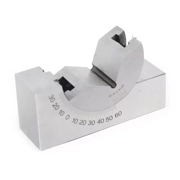 Winkelprisma Präzisions Prismen V Block Messtechnik verstellbar Werkzeugmacher 102x30x50mm