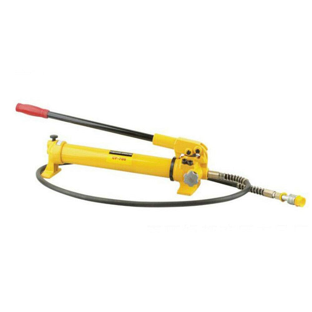 CP-700 350CC Manuelle Hydraulikpumpe Handpumpe Hydraulikhandpumpe mit Schlauch 4T/10T