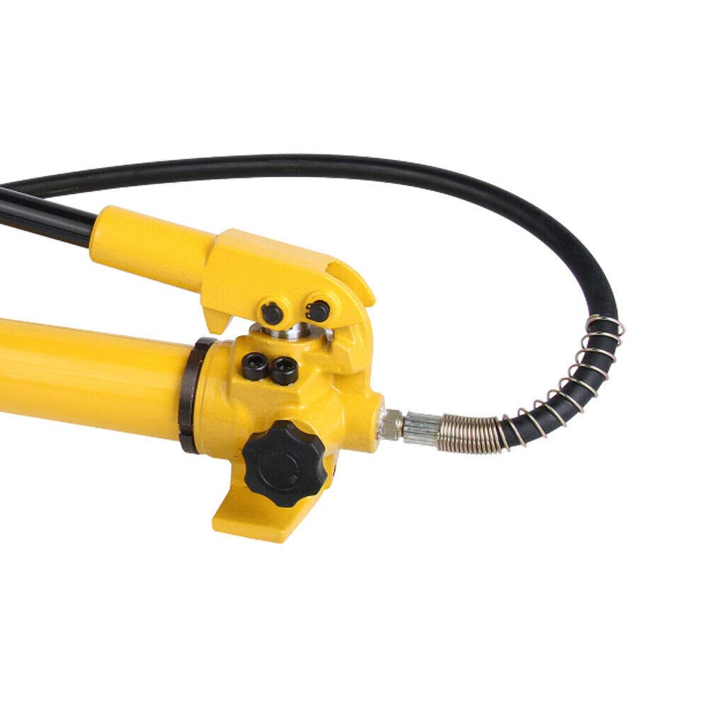 CP-700 350CC Manuelle Hydraulikpumpe Handpumpe Hydraulikhandpumpe mit Schlauch 4T/10T