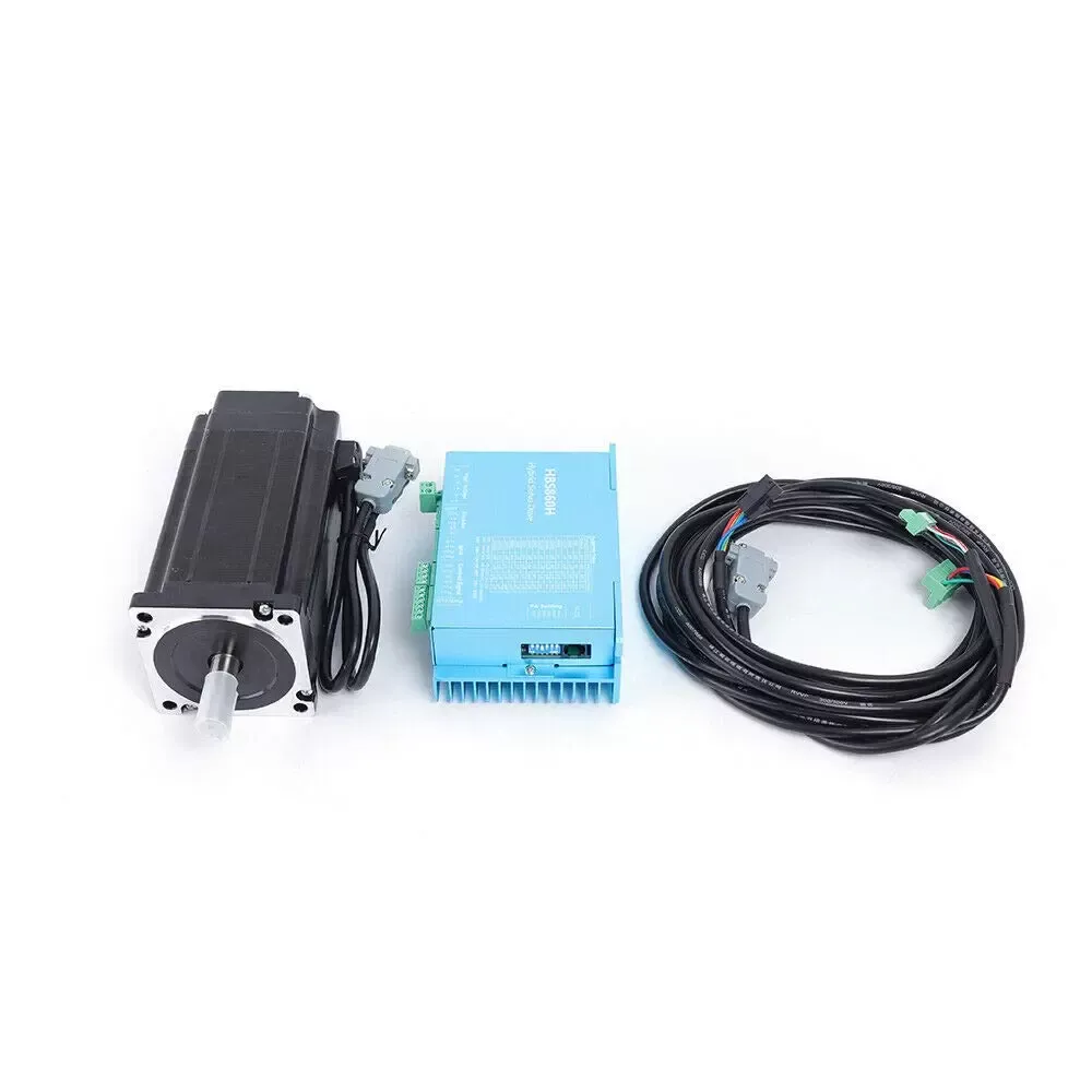 HBS86H 12 Nm 8A Nema Closed Loop Stepper Schrittmotor DSP AC20-80V Schrittmotor Drive Kit