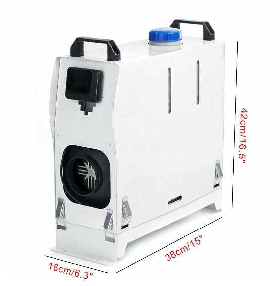5KW 12V Diesel Lufterhitzer, Auto Heizung Dieselheizung Standheizung, Air Diesel Heizung mit Schalldämpfer, LKW Boot KFZ