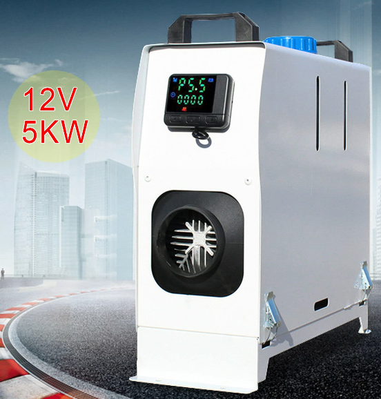5KW 12V Diesel Lufterhitzer, Auto Heizung Dieselheizung Standheizung, Air Diesel Heizung mit Schalldämpfer, LKW Boot KFZ