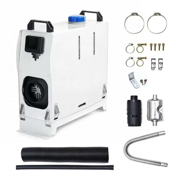 5KW 12V Diesel Lufterhitzer, Auto Heizung Dieselheizung Standheizung, Air Diesel Heizung mit Schalldämpfer, LKW Boot KFZ