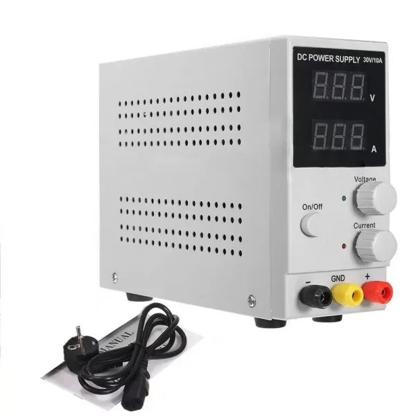 0-30V 0-10A DC Regelbar Netzgerät Versorgungsteil mit LED-Anzeige