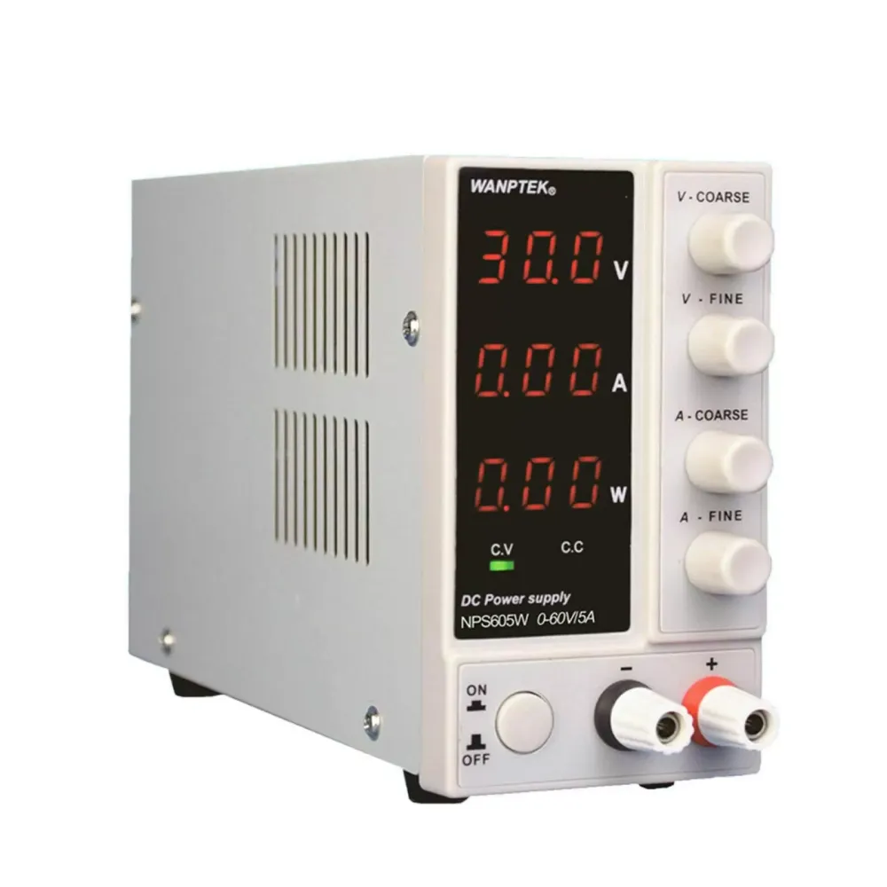 0-60V 0-5A Labornetzgerät Labornetzteil Trafo Regelbares Netzgerät LED Display