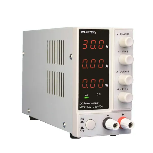 0-60V 0-5A Labornetzgerät Labornetzteil Trafo Regelbares Netzgerät LED Display 0-60V 0-5A Labornetzgerät Labornetzteil Trafo Regelbares Netzgerät LED Display