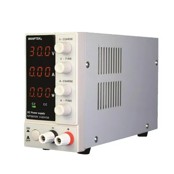 0-60V 0-5A Labornetzgerät Labornetzteil Trafo Regelbares Netzgerät LED Display