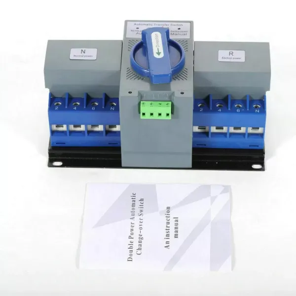 Automatischer Umschalter 6-63A 4P Dual Power Automatischer Übertragungsschalter