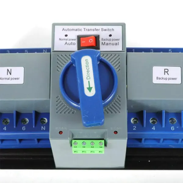 Automatischer Umschalter 6-63A 4P Dual Power Automatischer Übertragungsschalter