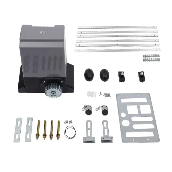 CNCEST 230V 750W 1800KG Schiebetorantrieb Elektrischer Garagetor+2 Fernbedienungen