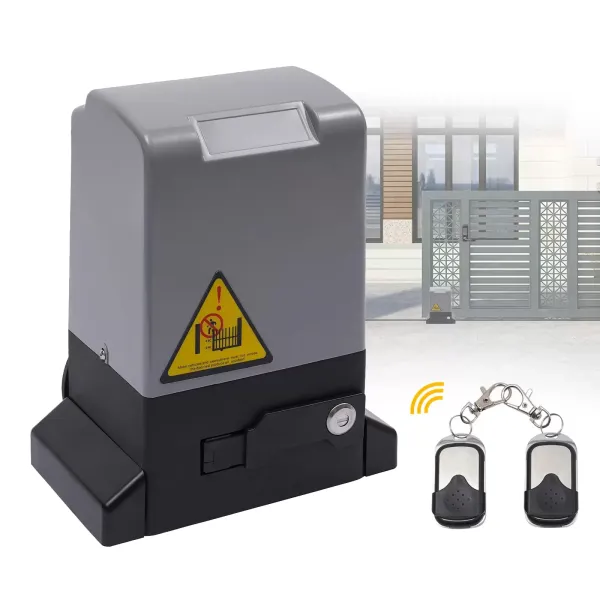 370W Elektrischer Schiebetürantrieb Toröffner Set Hoftorantrieb Mit 2 Fernbedienung 370W Elektrischer Schiebetürantrieb Toröffner Set Hoftorantrieb Mit 2 Fernbedienung