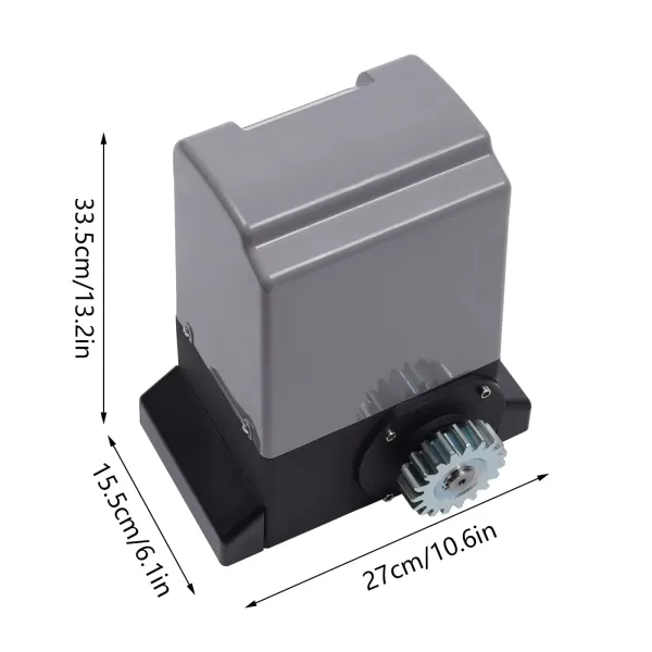 370W Elektrischer Schiebetürantrieb Toröffner Set Hoftorantrieb Mit 2 Fernbedienung 370W Elektrischer Schiebetürantrieb Toröffner Set Hoftorantrieb Mit 2 Fernbedienung