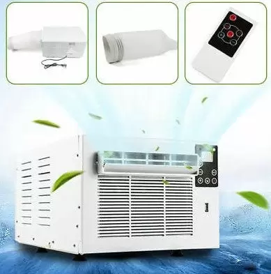 Tragbare Mobiles Klimaanlage Kompakt Ventilator Klimagerät Luftkühler 330W 220V