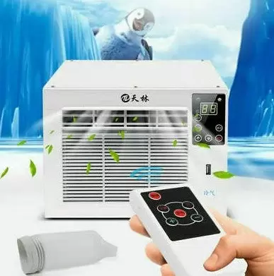 Tragbare Mobiles Klimaanlage Kompakt Ventilator Klimagerät Luftkühler 330W 220V