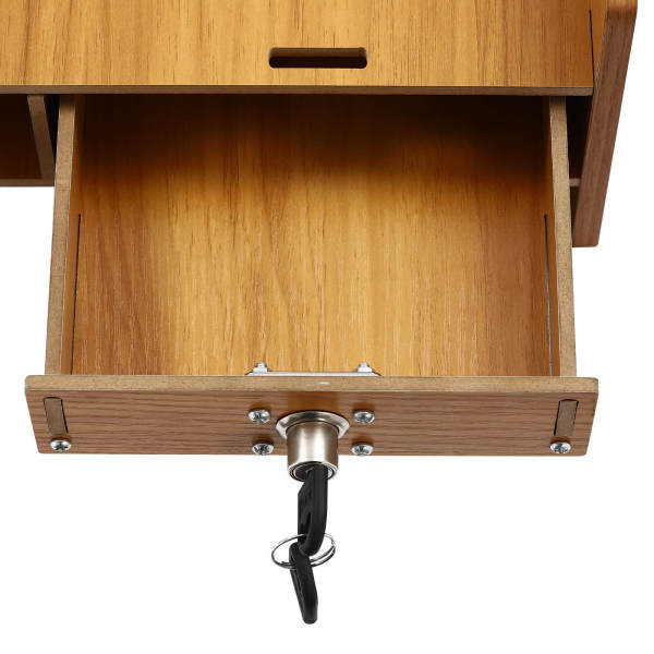 Holz-Schreibtisch-Organizer, Mobiler Computer-Halter Desktop-Speicher-Organizer